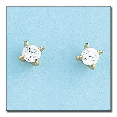 PENDIENTES ORO 18KL - 6MM