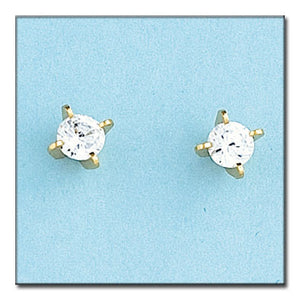PENDIENTES ORO 18KL - 6MM