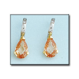 PENDIENTES ORO 18KL BICOLOR CHAMPAN