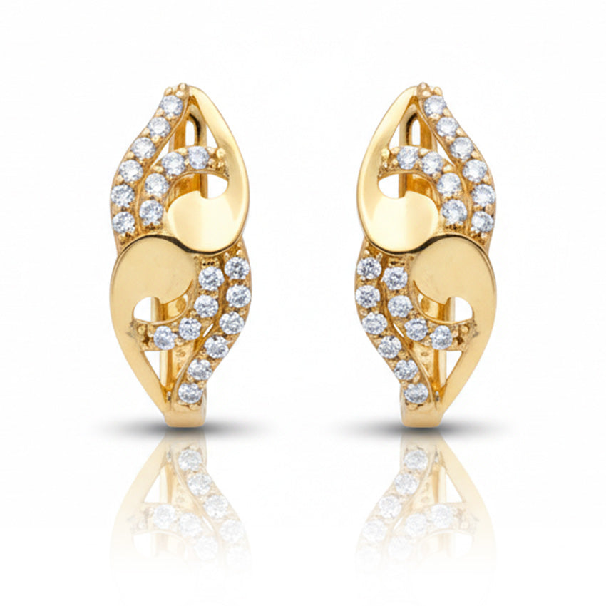 PENDIENTES ORO 18KL CIRCONITAS