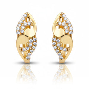 PENDIENTES ORO 18KL CIRCONITAS