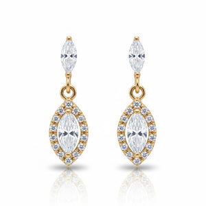 PENDIENTES ORO 18KL CIRCONITAS