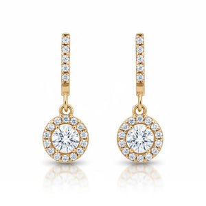 PENDIENTES ORO 18KL CIRCONITAS