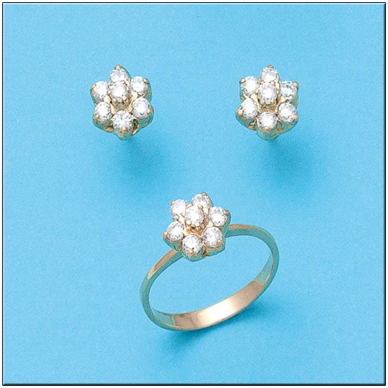 PENDIENTES ORO 18KL CIRCONITAS