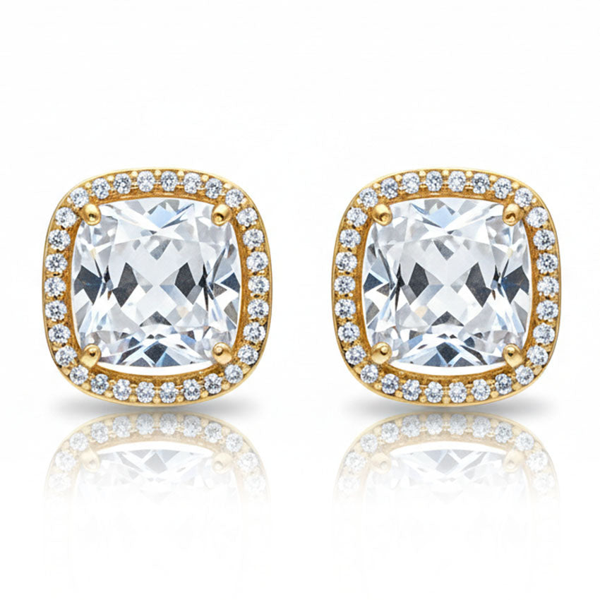 PENDIENTES ORO 18KL CIRCONITAS