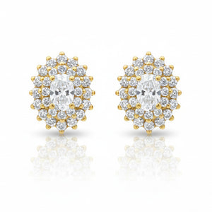 PENDIENTES ORO 18KL CIRCONITAS