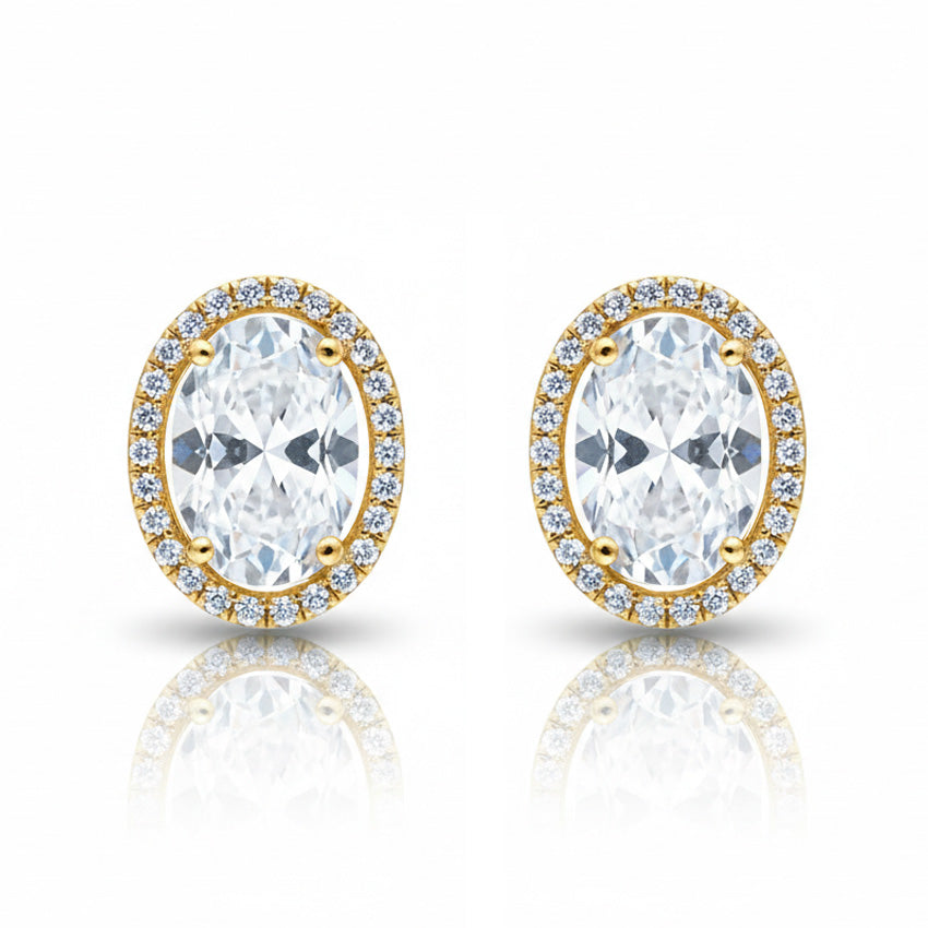 PENDIENTES ORO 18KL CIRCONITAS