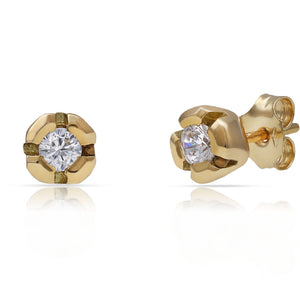 PENDIENTES ORO 18KL CIRCONITAS