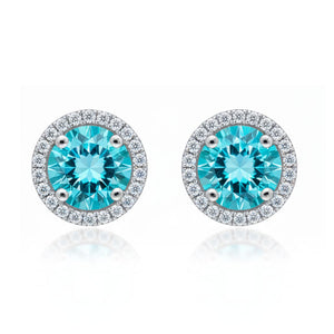 PENDIENTES ORO BLANCO 18KL