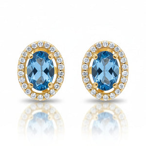 PENDIENTES ORO 18KL CIRCONITAS