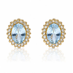 PENDIENTES ORO 18KL CIRCONITAS