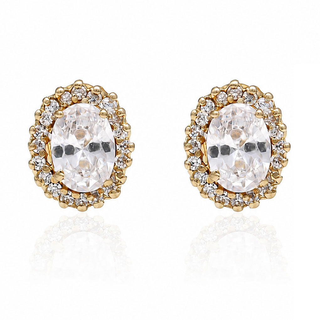 PENDIENTES ORO 18KL CIRCONITAS