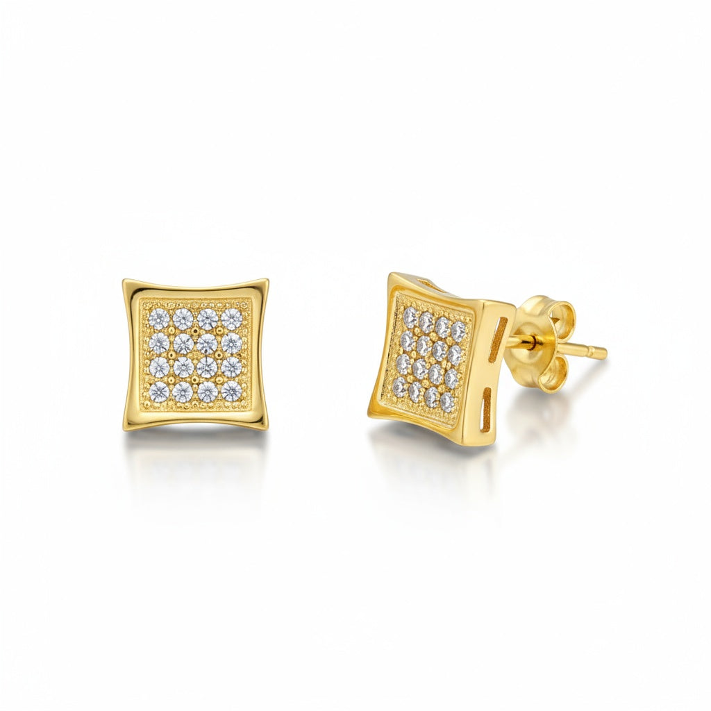 PENDIENTES ORO 18KL CIRCONITAS