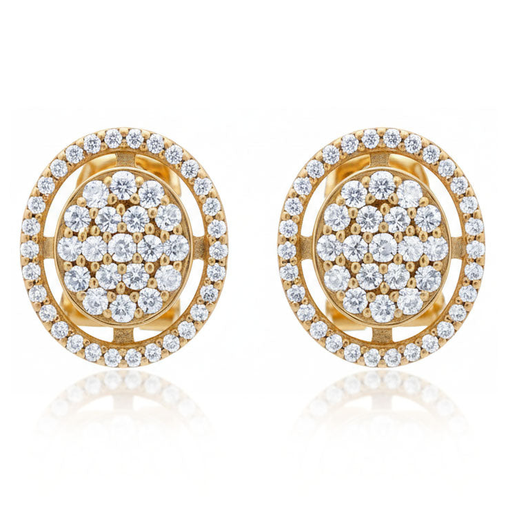 PENDIENTES ORO 18KL CIRCONITAS