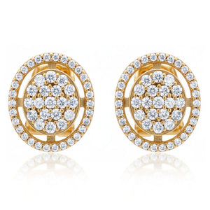 PENDIENTES ORO 18KL CIRCONITAS