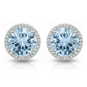 PENDIENTES ORO BLANCO 18KL