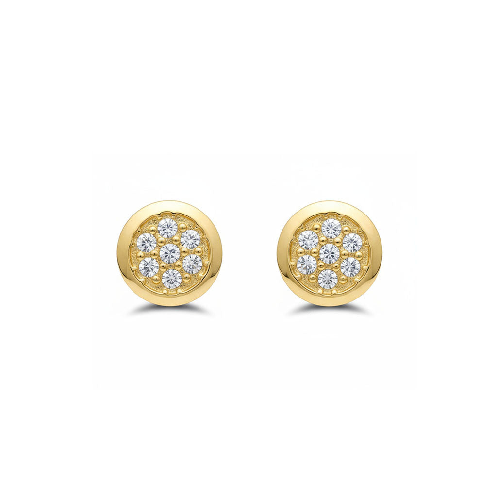 PENDIENTES ORO 18KL REDONDOS 6MM