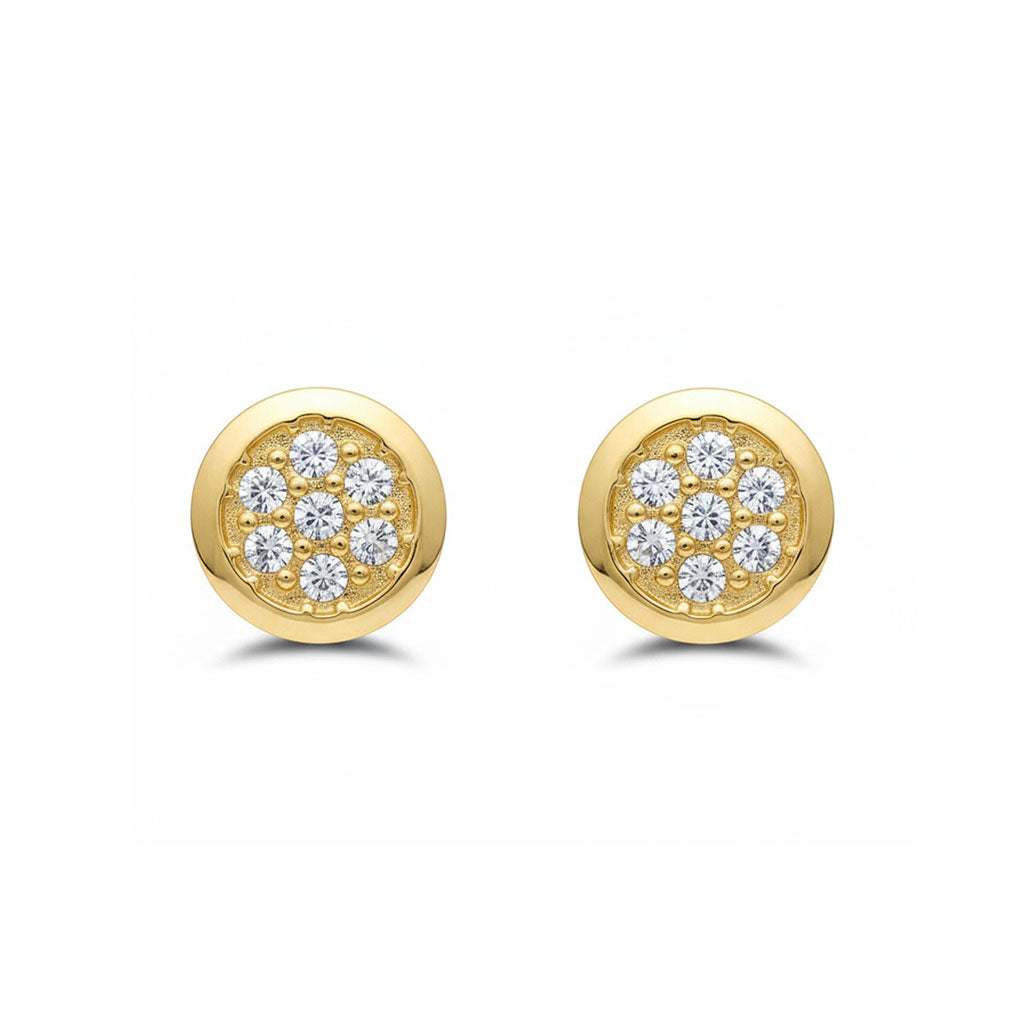 PENDIENTES ORO 18KL REDONDOS 7MM