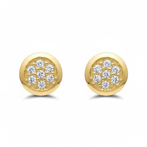 PENDIENTES ORO 18KL REDONDOS 8MM
