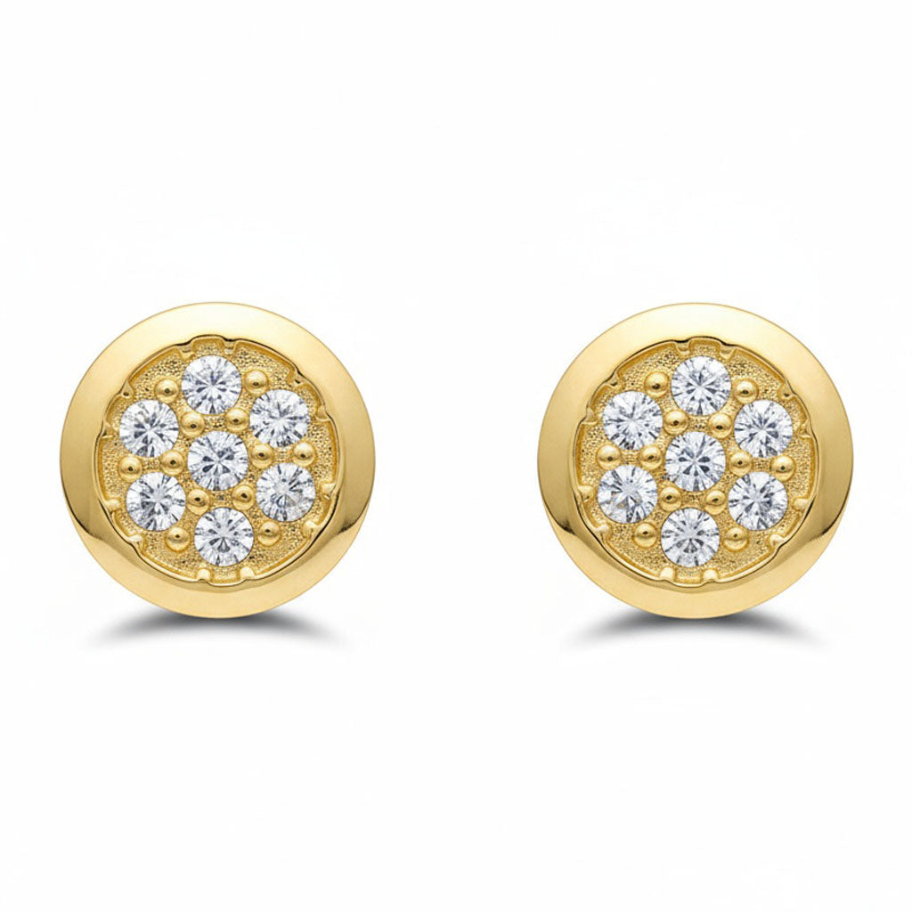 PENDIENTES ORO 18KL REDONDOS 11MMP1755