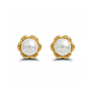 PENDIENTES ORO 18KL PERLAS 10MM