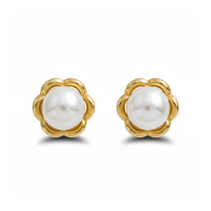 PENDIENTES ORO 18KL PERLAS 12MM