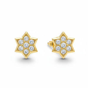PENDIENTES ORO 18KL ESTRELLAS