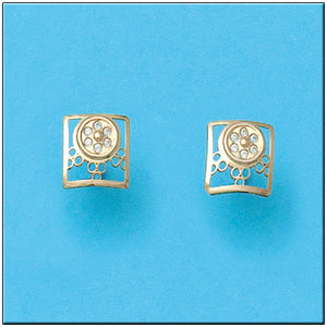 PENDIENTES ORO 18KL CUADRADOS