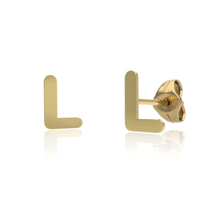 PENDIENTES ORO 18KL INICIALES