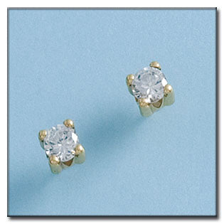PENDIENTES ORO 18KL CIRCONITAS - 5x5MM