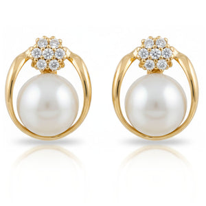 PENDIENTES ORO 18KL PERLAS JAPONESAS