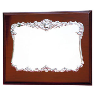 PLACA HOMENAJE ALUMINIO 26X21CM - 21X15CM