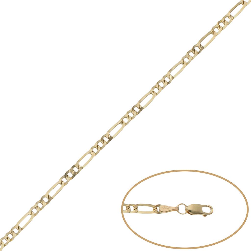 PULSERA ORO 18KL 3x1 - 3MM ** AGOTADO TEMPORALMENTE**