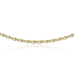 PULSERA ORO 18KL BICOLOR TROQUELADA