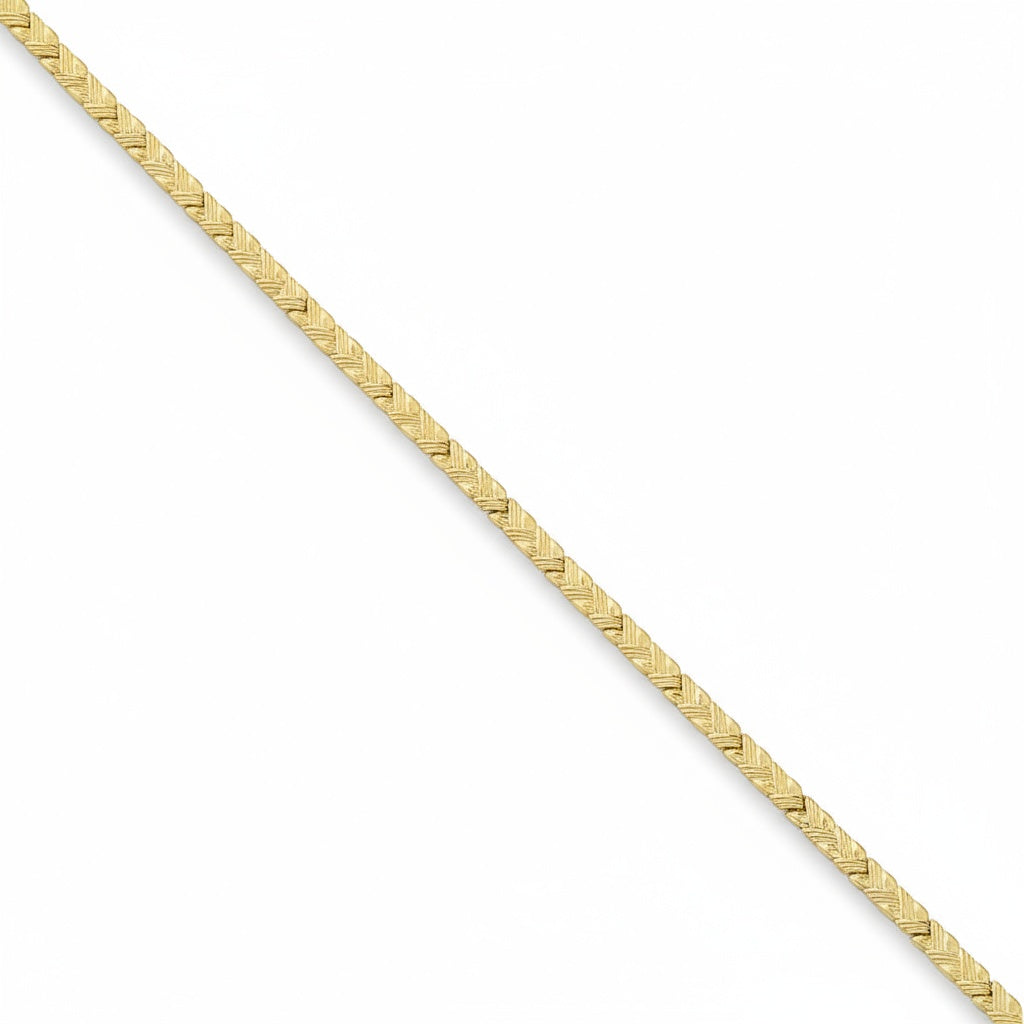 PULSERA TROQUELADA ORO 18KL
