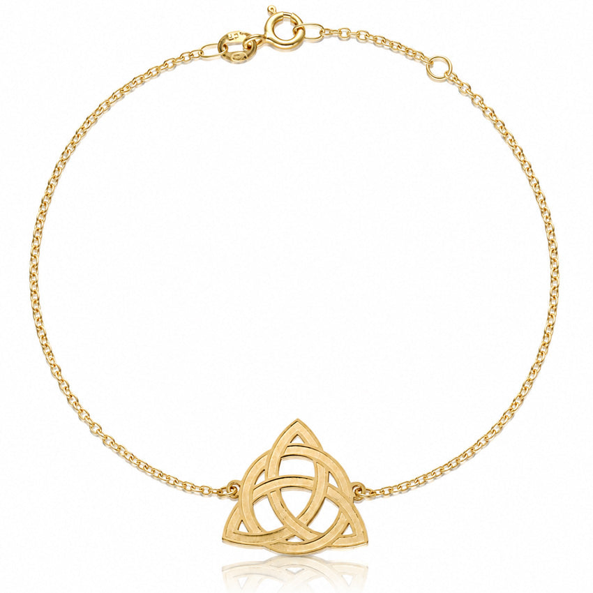 PULSERA ORO 18KL TRIQUETA + CIRCULO