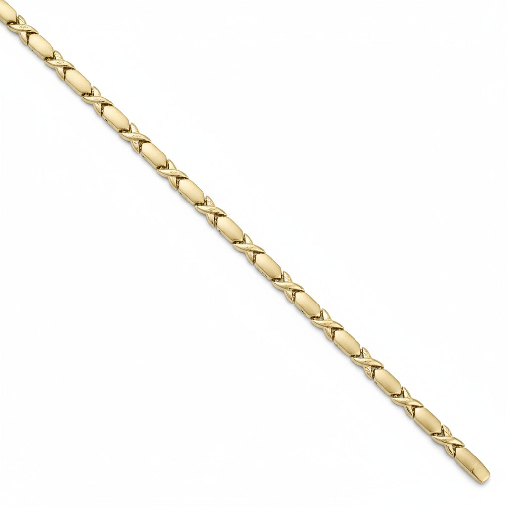 PULSERA TROQUELADA ORO 18KL