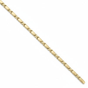 PULSERA TROQUELADA ORO 18KL