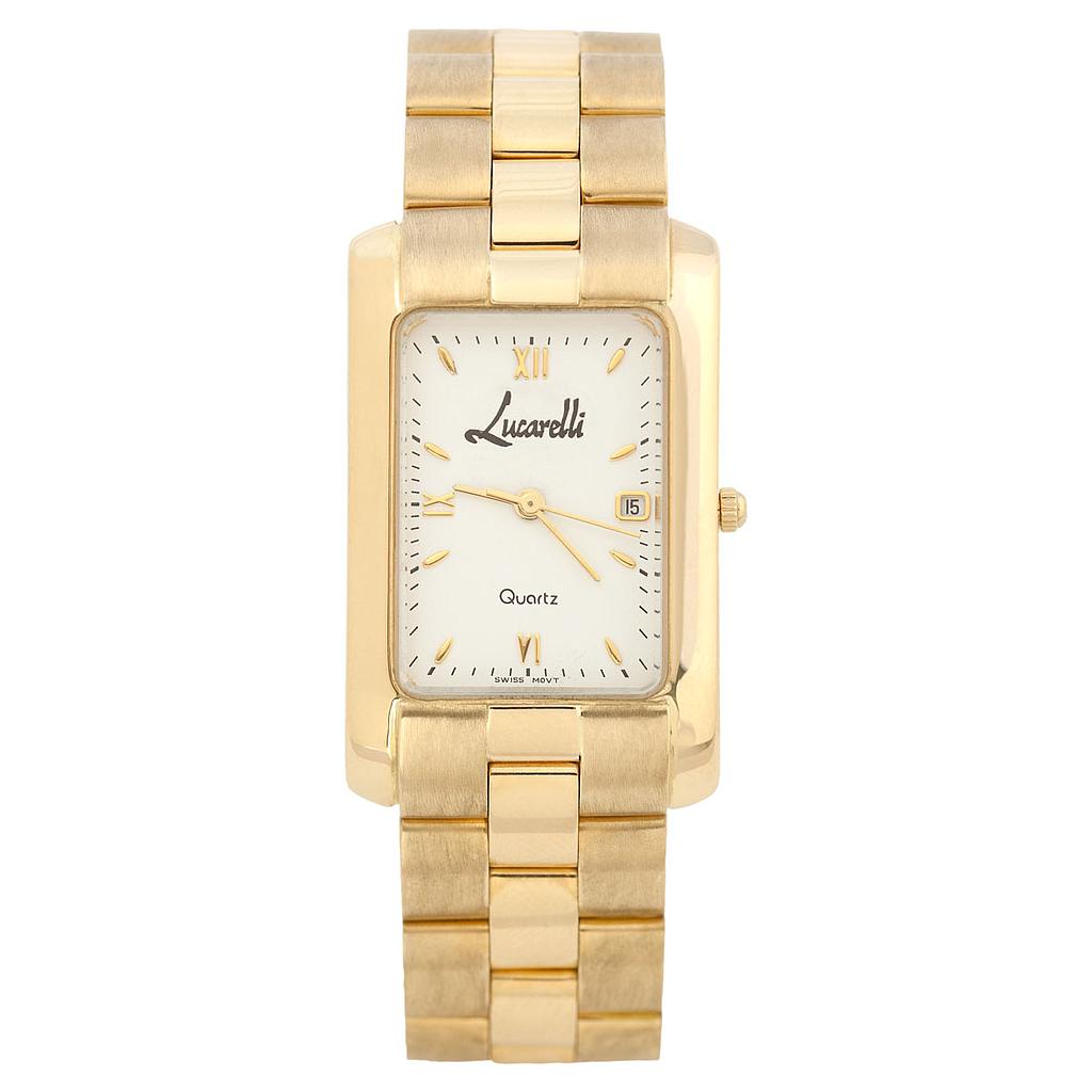 RELOJ ORO 18KL CABALLERO LUCARELLI