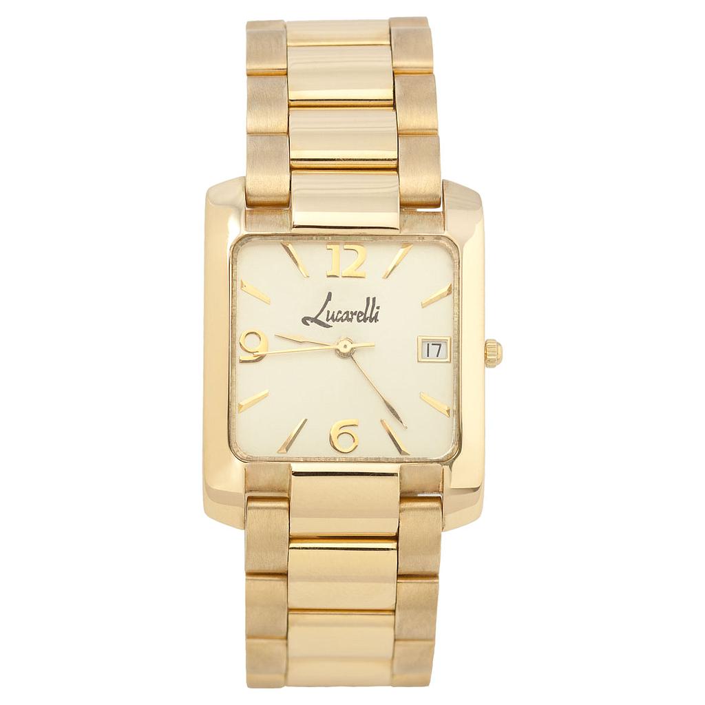 RELOJ ORO 18KL CABALLERO LUCARELLI