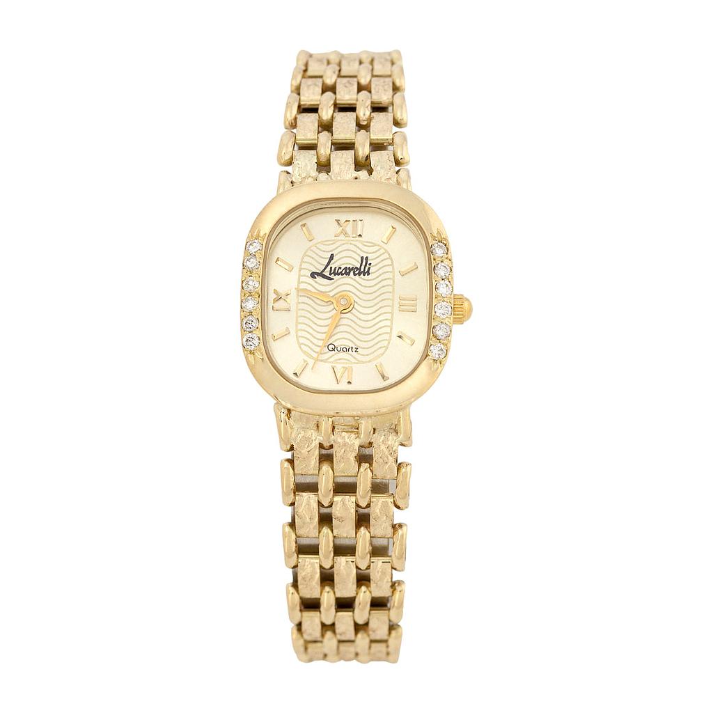 RELOJ ORO 18KL SEÑORA LUCARELLI DIAMANTES