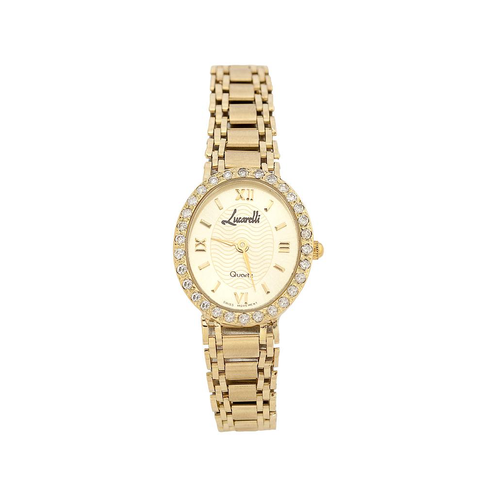 RELOJ ORO 18KL SEÑORA LUCARELLI DIAMANTES