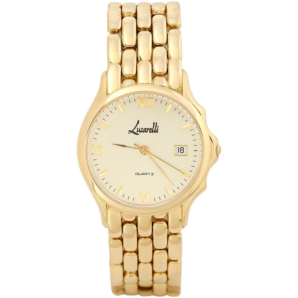 RELOJ ORO 18KL CABALLERO LUCARELLI