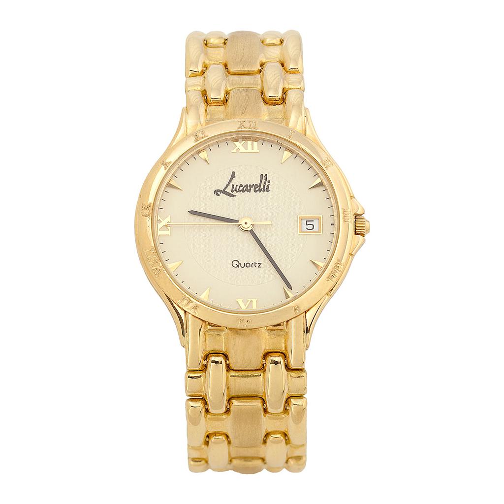 RELOJ ORO 18KL CABALLERO LUCARELLI