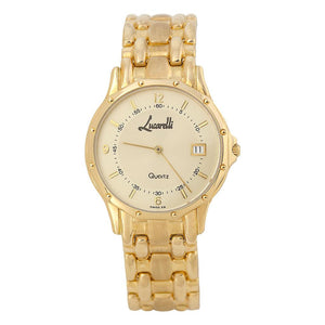 RELOJ ORO 18KL CABALLERO LUCARELLI