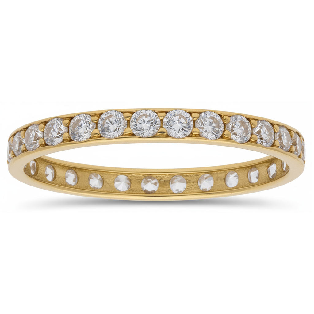 SORTIJA ORO 18KL INFINITY CIRCONITAS - 2.50MM