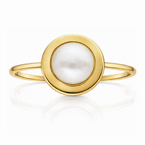 SORTIJA ORO 18KL PERLA
