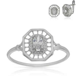 SORTIJA ORO BLANCO 18KL CIRCONITAS