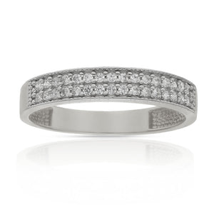 SORTIJA ORO BLANCO 18KL CIRCONITAS