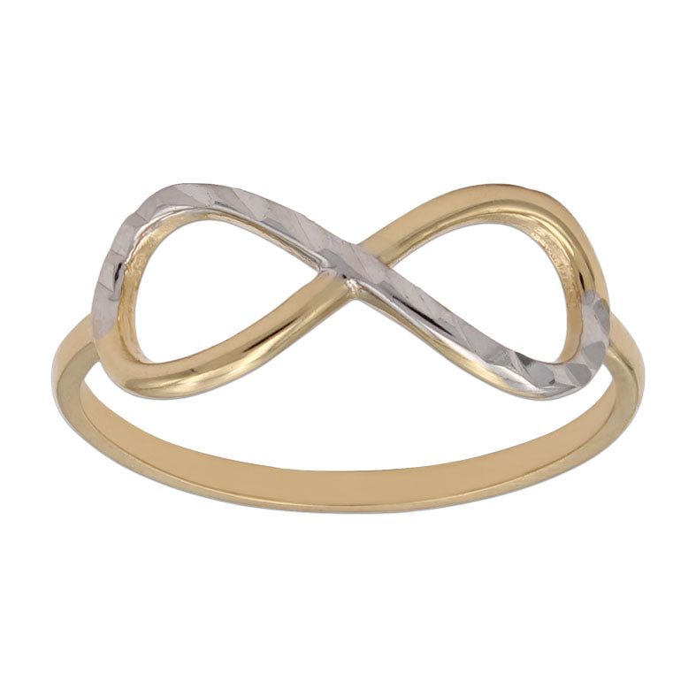 SORTIJA ORO 18KL INFINITO BICOLOR